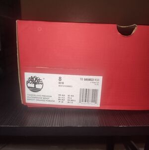 Timberland Premium Waterproof Boot Box - Bright Orange Nubuck